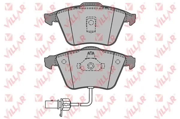 Brake Pad Set, disc brake (626.1230)