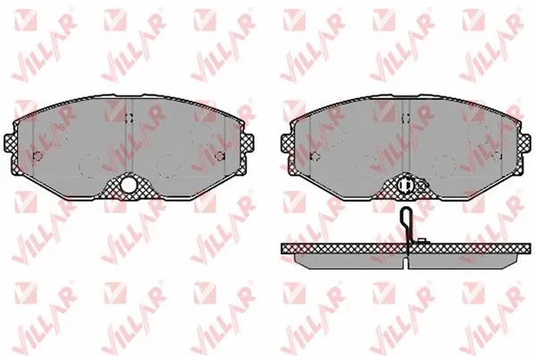 Brake Pad Set, disc brake (626.1357)