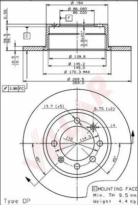 Brake Disc (628.1262)