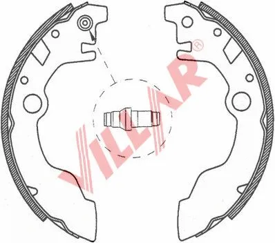 Brake Shoe Set (629.0763)