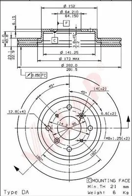 Brake Disc (628.1489)