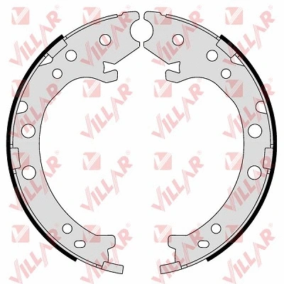 Brake Shoe Set, parking brake (629.0250)