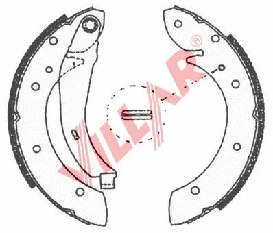 Brake Shoe Set (629.0705)