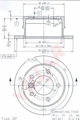 Brake Disc (628.1916)