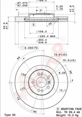 Brake Disc (628.2206)