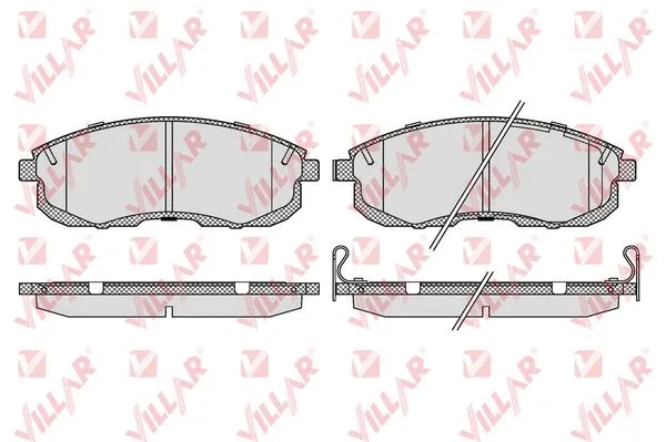 Brake Pad Set, disc brake (626.0090)