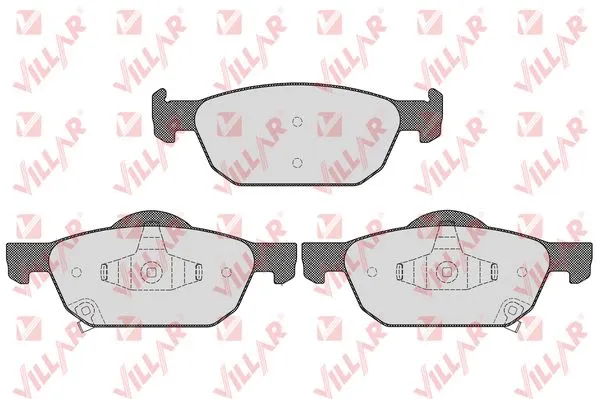 Brake Pad Set, disc brake (626.1560)