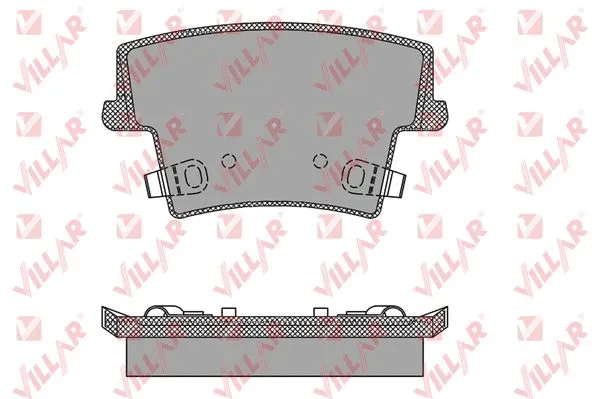 Brake Pad Set, disc brake (626.1400)