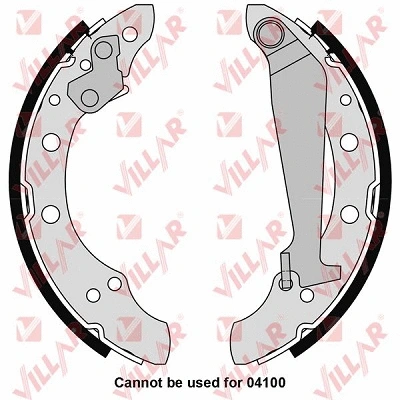 Brake Shoe Set (629.0291)