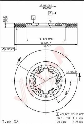 Brake Disc (628.1841)