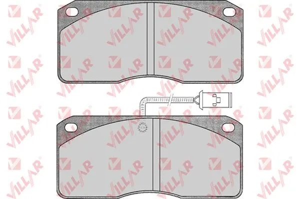 Brake Pad Set, disc brake (626.0500)