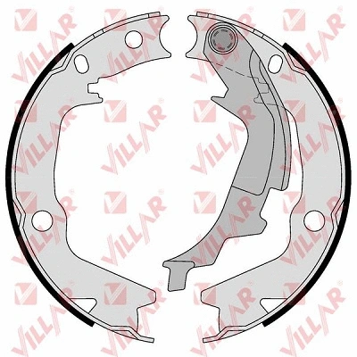 Brake Shoe Set, parking brake (629.0258)