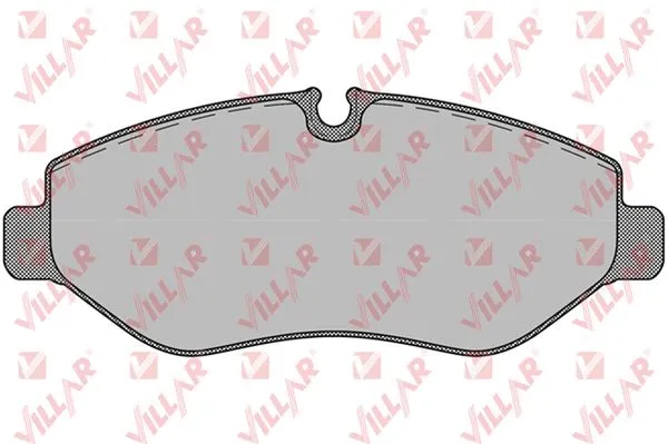 Brake Pad Set, disc brake (626.1275)