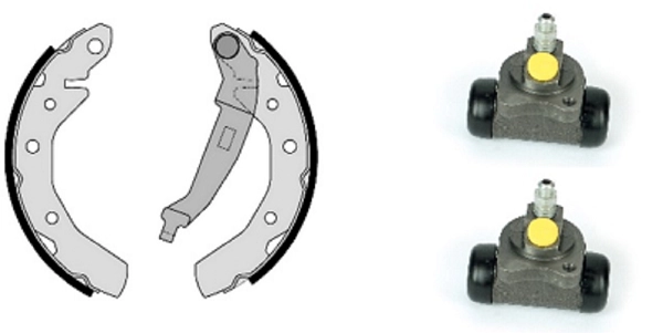Brake Shoe Set (608.8151)