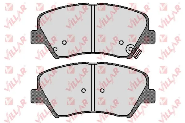 Brake Pad Set, disc brake (626.1744)
