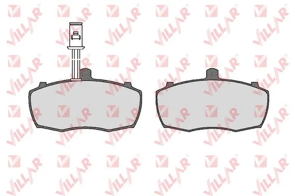 Brake Pad Set, disc brake (626.1830)