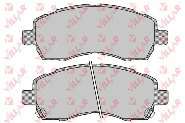 Brake Pad Set, disc brake (626.1025)