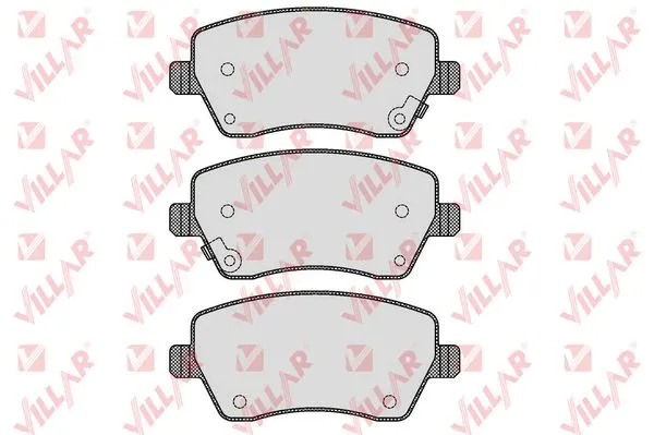 Brake Pad Set, disc brake (626.1621)