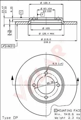 Brake Disc (628.1577)
