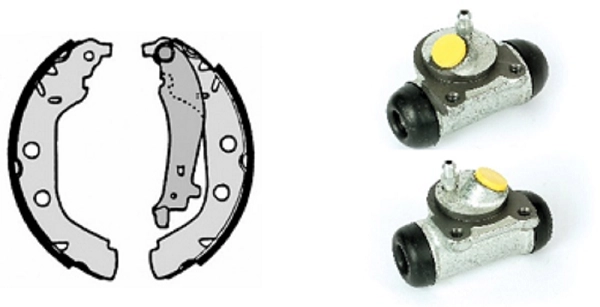 Brake Shoe Set (608.8097)