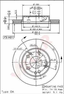Brake Disc (628.1211)
