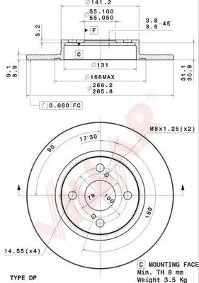 Brake Disc (628.2068)