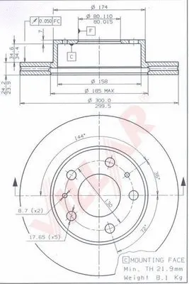 Brake Disc (628.0279)