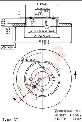 Brake Disc (628.1781)