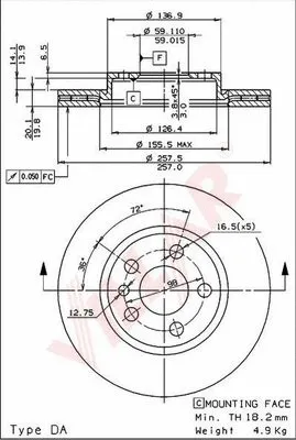 Brake Disc (628.0277)
