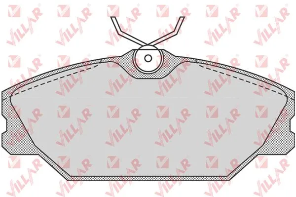 Brake Pad Set, disc brake (626.0816)