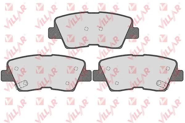 Brake Pad Set, disc brake (626.1558)