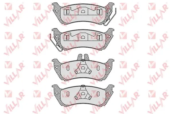 Brake Pad Set, disc brake (626.1000)