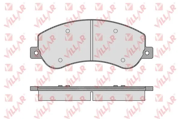 Brake Pad Set, disc brake (626.1679)