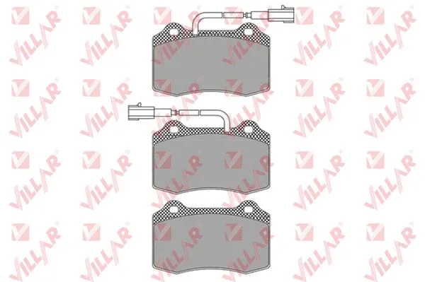Brake Pad Set, disc brake (626.1665)