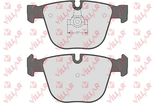 Brake Pad Set, disc brake (626.1531)