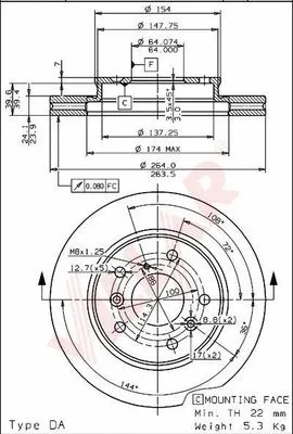 Brake Disc (628.1363)