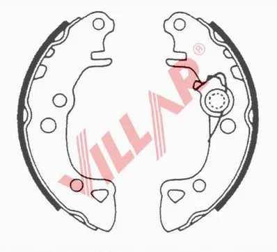 Brake Shoe Set (629.0518)