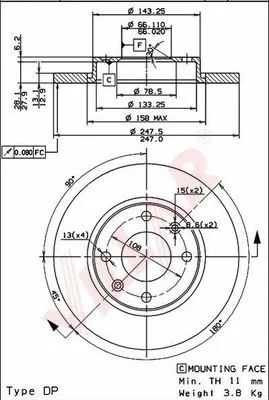 Brake Disc (628.0278)