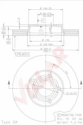 Brake Disc (628.0666)