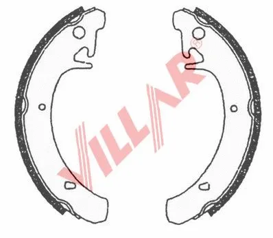 Brake Shoe Set (629.0635)