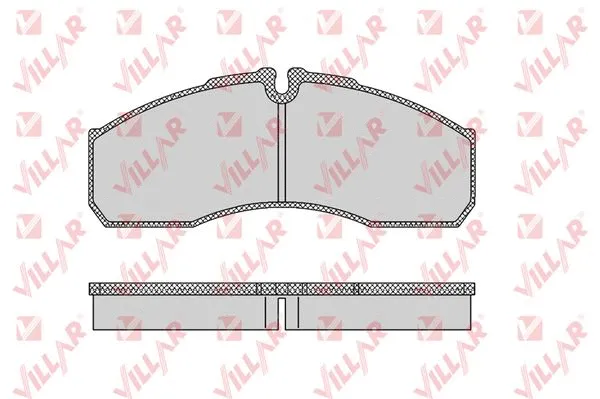 Brake Pad Set, disc brake (626.1109)