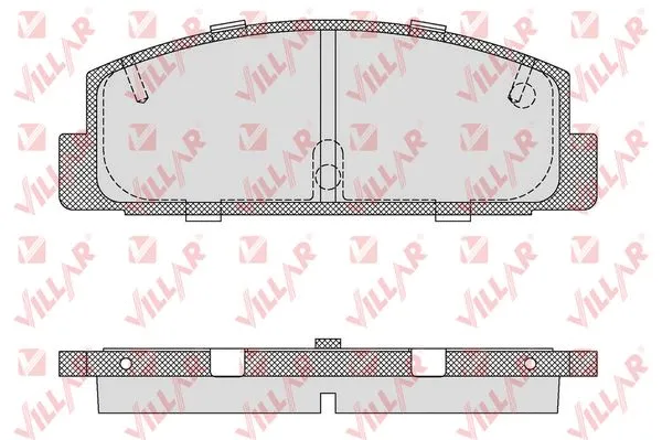Brake Pad Set, disc brake (626.0336)