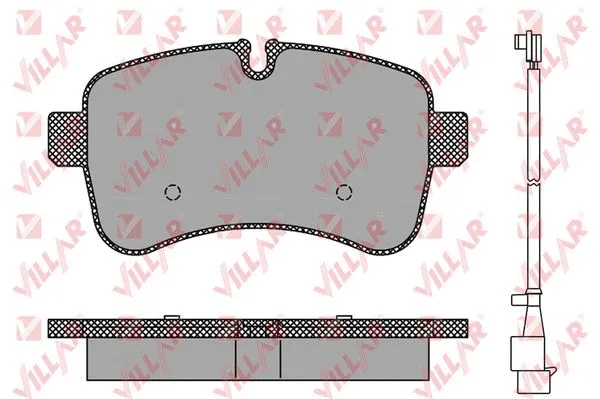 Brake Pad Set, disc brake (626.1296A)