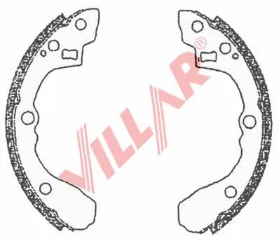 Brake Shoe Set (629.0698)