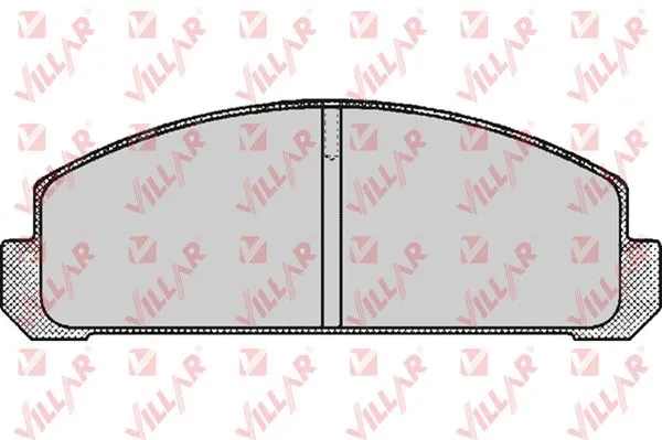 Brake Pad Set, disc brake (626.0192)