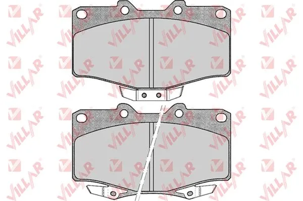 Brake Pad Set, disc brake (626.0509)