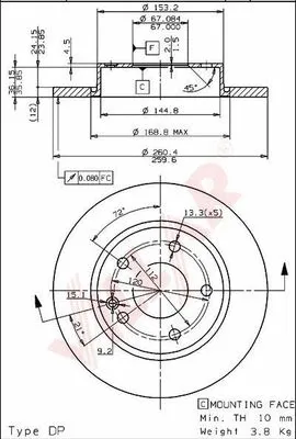 Brake Disc (628.1369)