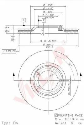 Brake Disc (628.1263)