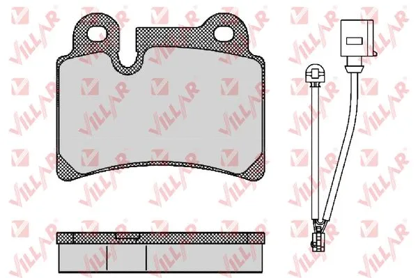 Brake Pad Set, disc brake (626.1380)