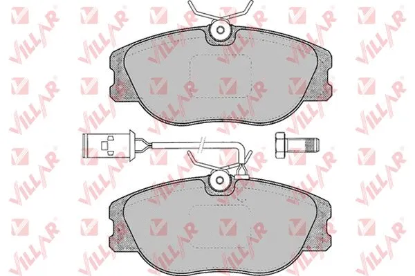 Brake Pad Set, disc brake (626.0032)